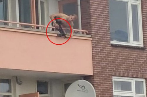 Eyvanda durub arbaletlə atəş açdı: Qurbanlar var - VİDEO