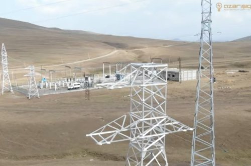 Kəlbəcərin mərkəzində elektrik enerji xətləri bərpa edildi - Video