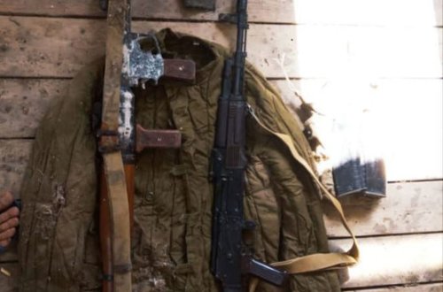 Sabirabadda silah-sursat tapılıb - FOTO