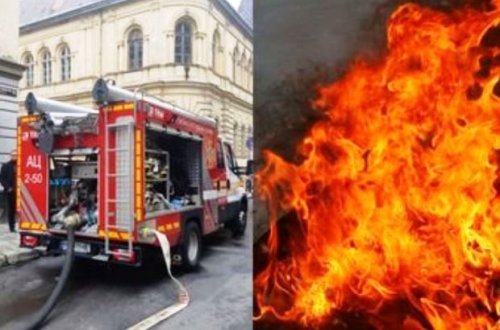 Ukraynada yerin altından od püskürdü – FOTO/VİDEO