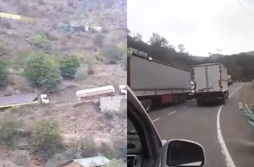 Tehranın Ermənistandakı qaranlıq planı: İranlı sürücülər ermənilərə görə canlarını təhlükəyə atır - VİDEO