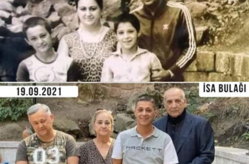 35 il sonra eyni nöqtədə ailəvi şəkil çəkdirdilər: Xalq artistinin Şuşa FOTOSU