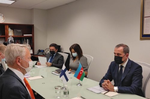 Azərbaycan və Finlandiya XİN başçıları arasında görüş olub