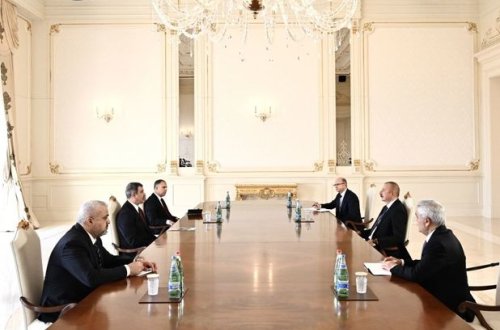 İlham Əliyev İraqın neft nazirini qəbul edib
