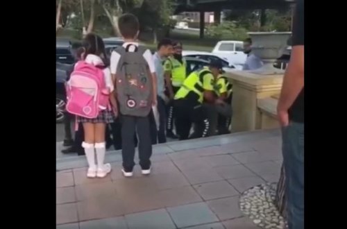 DİN Bakıda məktəbin qarşısında baş verən insidentə münasibət bildirib