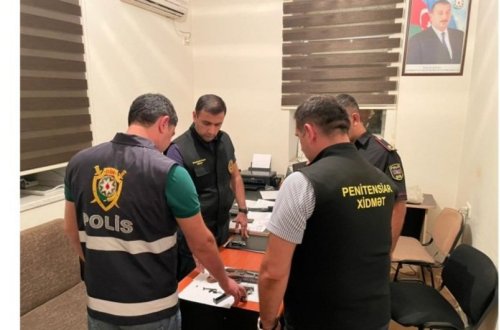 Maştağada məhkuma məxsus torpaq sahəsindən silahlar götürülüb