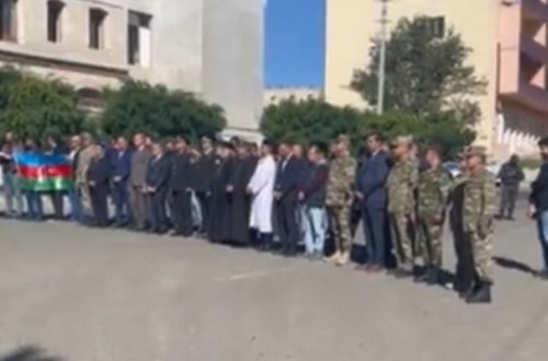 Prezidentin xalqa müraciətini Şuşada belə izlədilər - Video