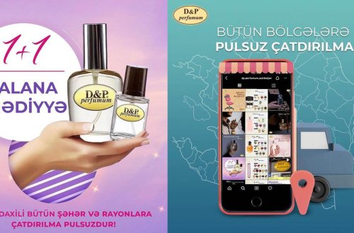 Türkiyənin ən yaxşı ətir istehsalçısı “D&P Perfumum”Azərbaycanda: YÜKSƏK KEYFİYYƏT, MÜNASİB QİYMƏT, UZUNMÜDDƏTLİ QALICILIQ