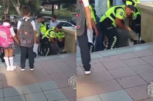 Bakıda polisə tabe olmayan sürücü həbs edildi - RƏSMİ