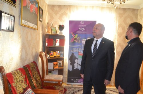 Başçı Milli Məclis sədrinin müavini ilə birlikdə  şəhid ailələrini ziyarət etdi