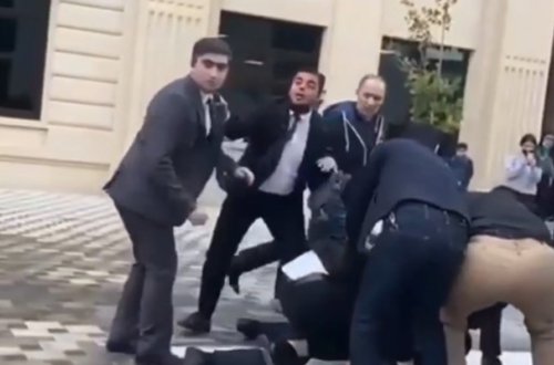 “Landau School”un həyətindəki dava ilə bağlı araşdırma başladı - Video