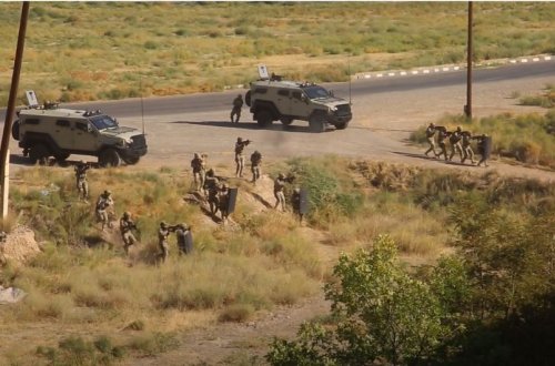 Azərbaycan Ordusu Naxçıvanda terrorla mübarizə üzrə xüsusi təlim keçirib - VIDEO