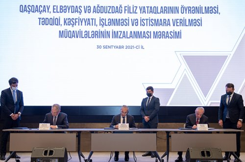 Üç filiz yatağının işlənməsi Türkiyə şirkətlərinə verildi