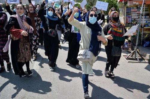 Əfqanıstanda qadınlar etiraz aksiyası keçiriblər