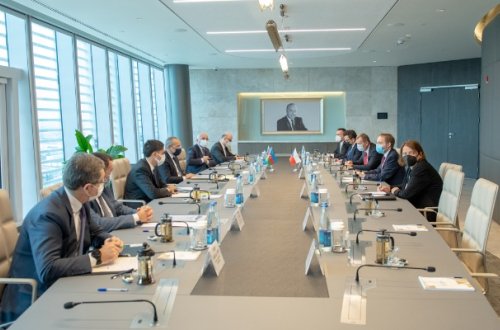 Mikayıl Cabbarov Çexiyanın xarici işlər naziri ilə görüşdü - Foto