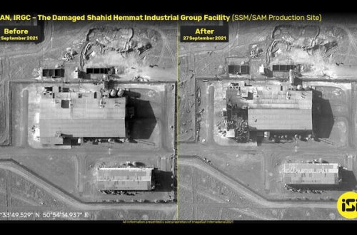 İran hərbi bazasının partlayışdan sonrakı görüntüləri yayıldı