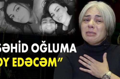 Saçları ağaran gənc ana: Şəhid oğluma toy edəcəm - VİDEO