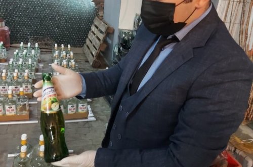 Ağstafada qanunsuz fəaliyyət göstərən limonad və spirtli içkilərin istehsalı müəssisəsi aşkarlanıb - FOTO