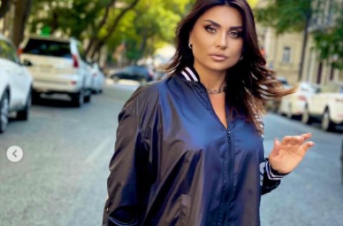 Şəbnəm Tovuzlu oğlu Əli ilə - FOTO