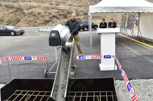Заложен фундамент первого жилого квартала в Джебраиле