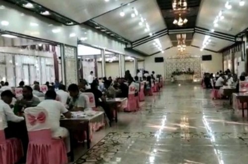 Mingəçevirdə şənlik mərasimində karantin qaydaları pozulub