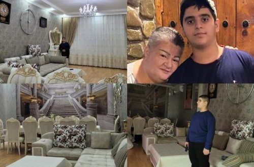 Könül Xasıyevanın dəbdəbəli evi - Fotolar
