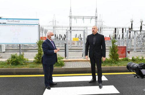 “Cəbrayıl” yarımstansiyasının açılışı oldu - YENİLƏNİB + FOTO