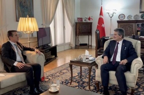 Azərbaycan və Türkiyənin İrandakı səfirləri görüşüb