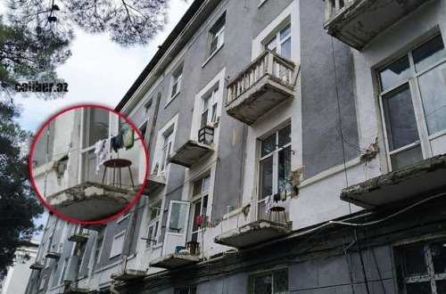 Бакинский дом в стиле Франца Кафки: Деньги кончились, живите без балконов - ФОТО
