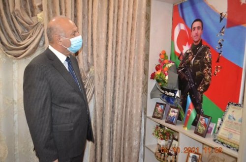 İcra başçısı şəhid ailələrini ziyarət etdi - FOTOLAR