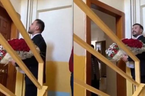 Qız istəməyə gedən bəy səhvən başqa qapını döydü - Qapını açan isə... / VİDEO