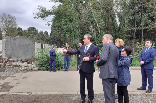 Almaniyanın ölkəmizdəki səfiri Gəncədə səfərdədir - FOTO