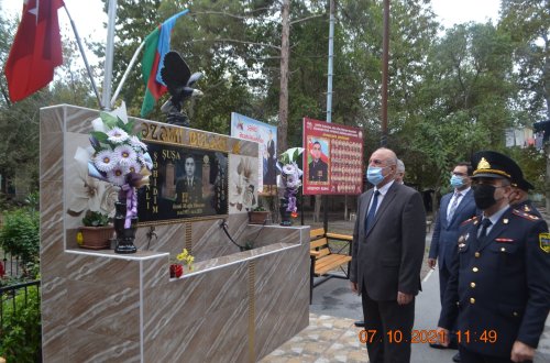 Mingəçevir İcra başçısı növbəti dəfə şəhid ailələrini ziyarət edib - FOTOLAR