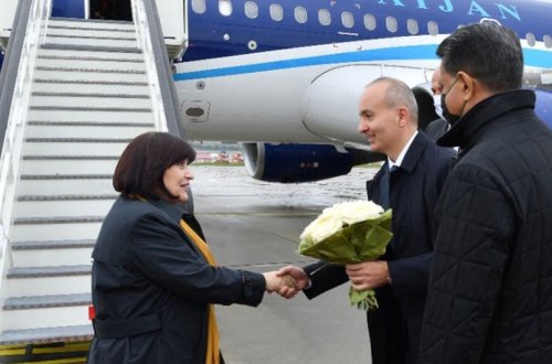 Sahibə Qafarova Slovakiyada rəsmi səfərdədir