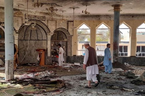 Əfqanıstanda məsciddə terror aktı: 100-dən çox ölü - VİDEO