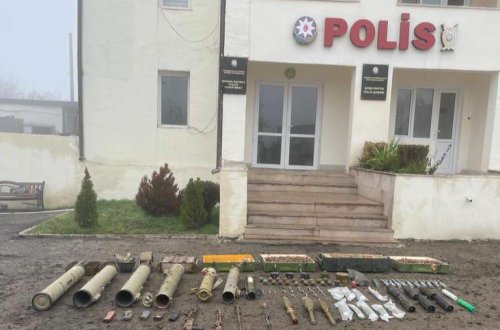 Şuşada silah-sursat aşkarlandı