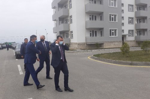 Sahil Babayev Samuxda yeni binaların açılışını etdi -FOTO