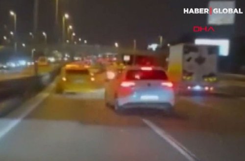 Yol hərəkəti qaydalarını kobud şəkildə pozan sürücü ağır qəza törətdi - VİDEO