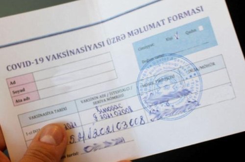 Saxta COVID pasportu satanlarla bağlı cinayət işi başlandı