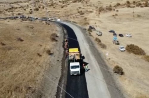 Ermənistan-İran yolu təmir olunur - Video