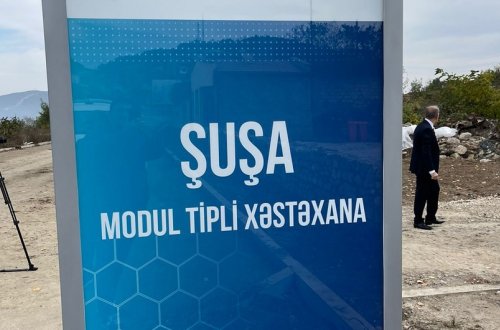 Şuşada ilk modul tipli xəstəxana açılıb