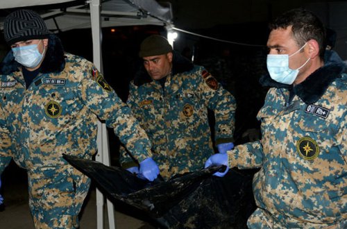 Daha 2 erməni hərbçinin qalıqları təhvil verildi