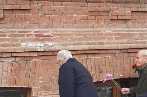 Gəncədə dahi şair Əhməd Cavadın barelyefinin açılışı olub -FOTO 