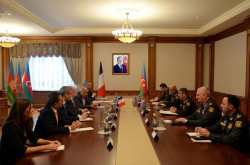 Zakir Həsənov Fransa nümayəndə heyəti ilə görüşdü - FOTO