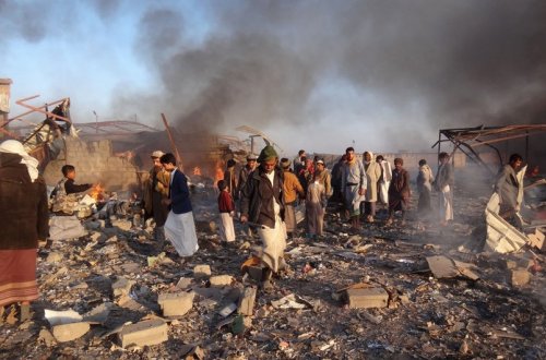 Yəməndə hava zərbəsi zamanı 160-dan çox husi öldürülüb