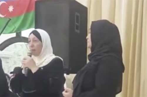 Şəhid anasından təsirli çıxış - Video