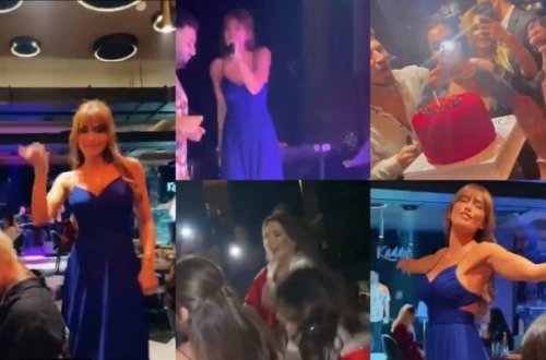 Pərvin Abıyeva ad gününü BELƏ QEYD ETDİ - VİDEO