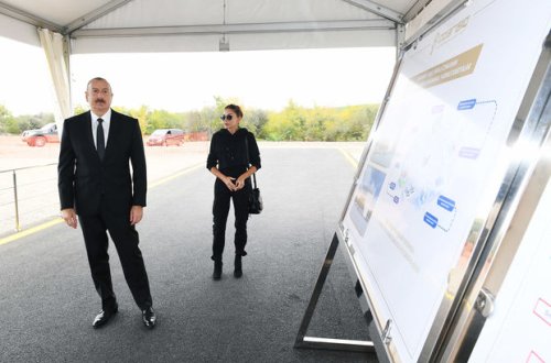 Füzuli şəhərində Rəqəmsal Stansiya İdarəetmə Mərkəzinin təməli qoyuldu - FOTO