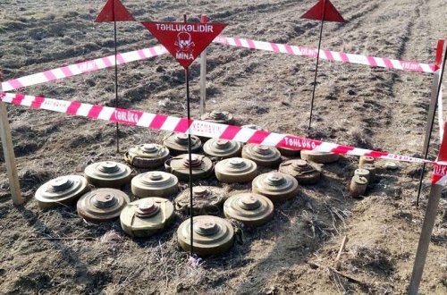 Ötən həftə 140 hektardan çox ərazi minadan təmizlənib