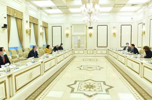 Sahibə Qafarova NATO nümayəndə heyəti ilə görüşüb